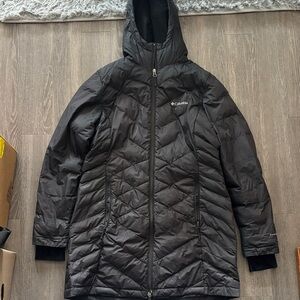 Columbia Women's Black Hooded Puffer Coat